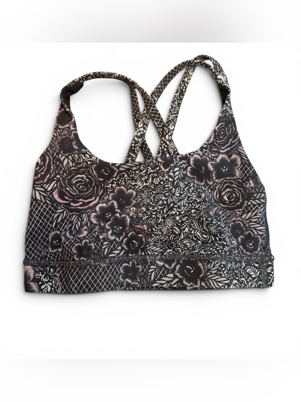 Lululemon athletica Sports Bra Lululemon Floral Print Like New Size 2